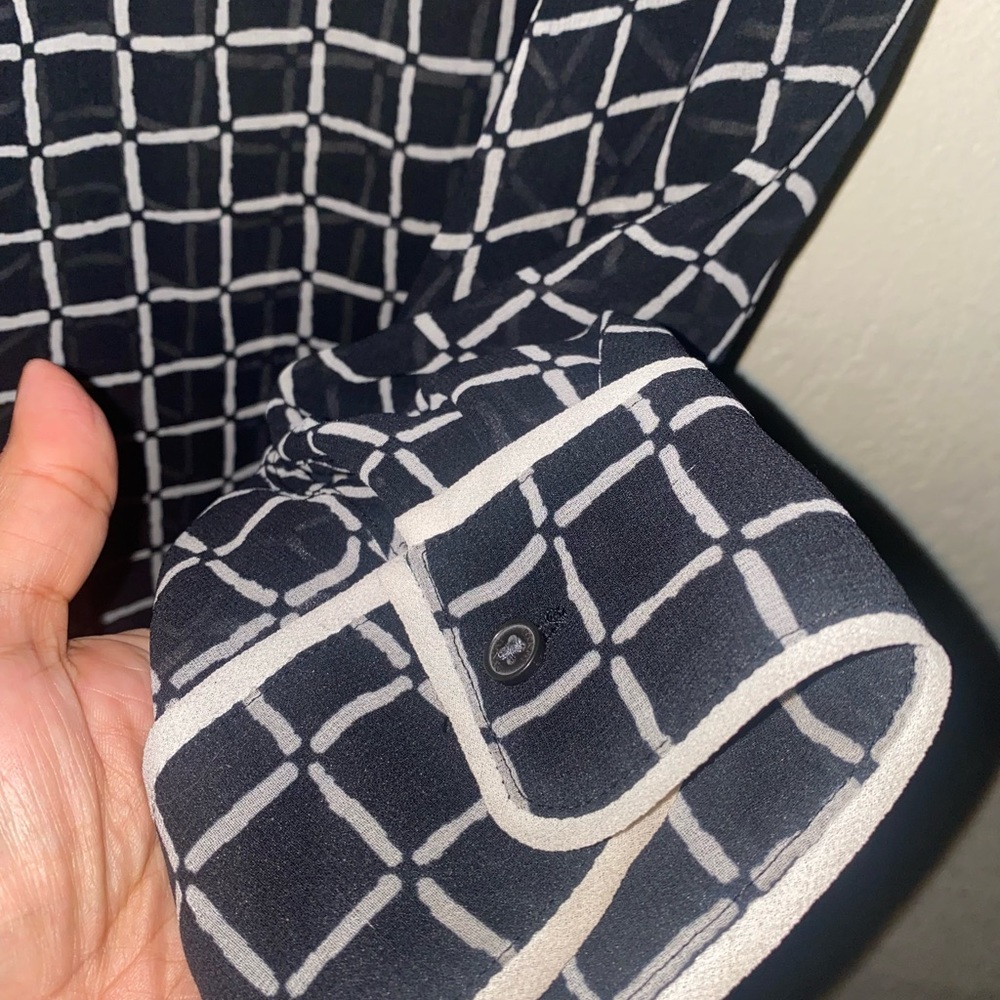 Blouse Imnyc Window Pane View 6